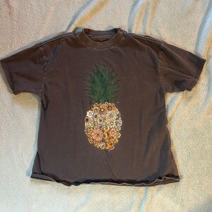 O'neill Grey Pineapple shirt; Size: S